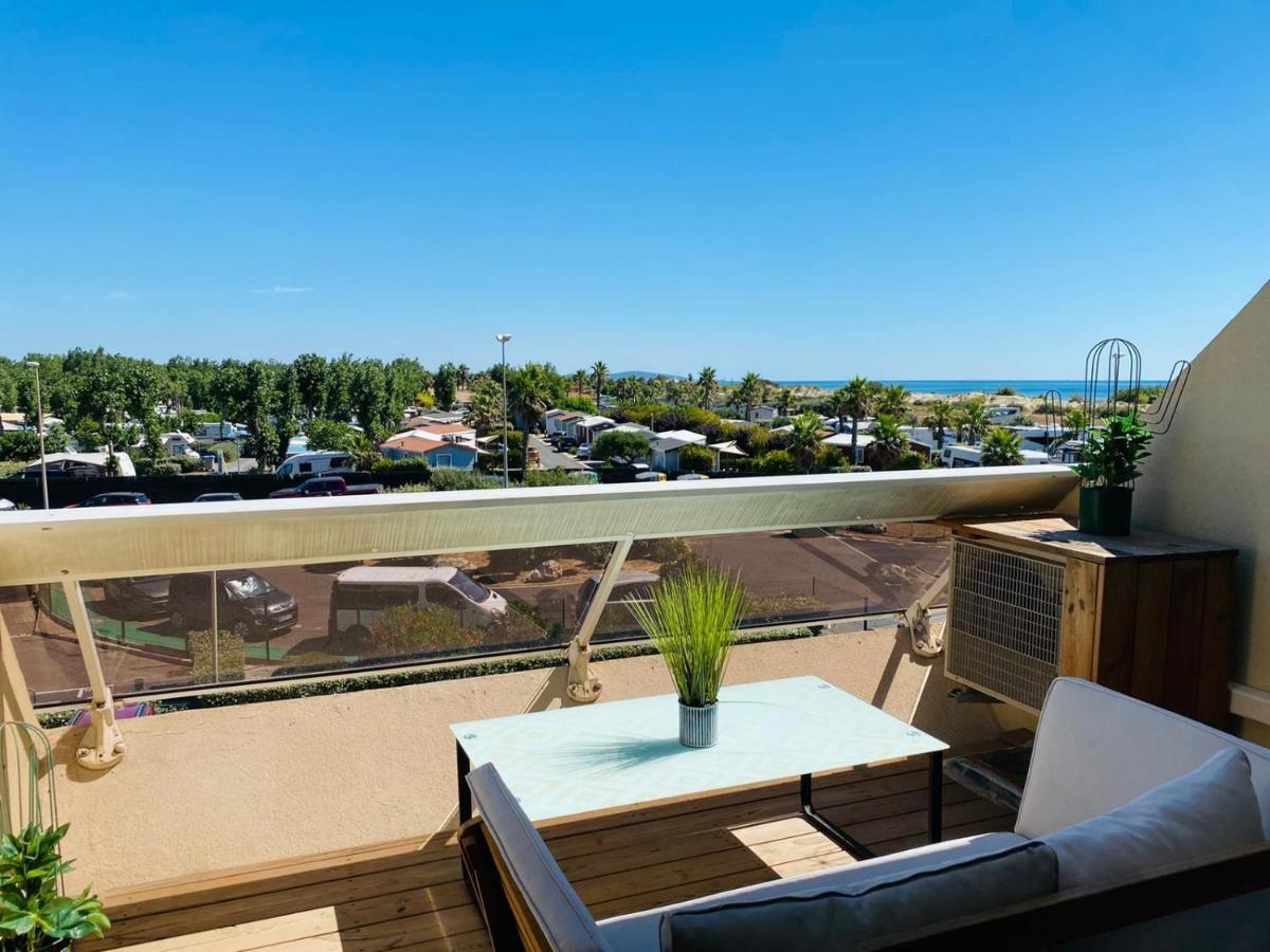 STUDIO CAMP NATURISTE VUE MER, le Gilyves cocooning Agde Extérieur photo